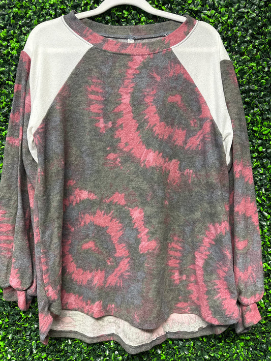 Emerald Tie Dyed Top Final Sale
