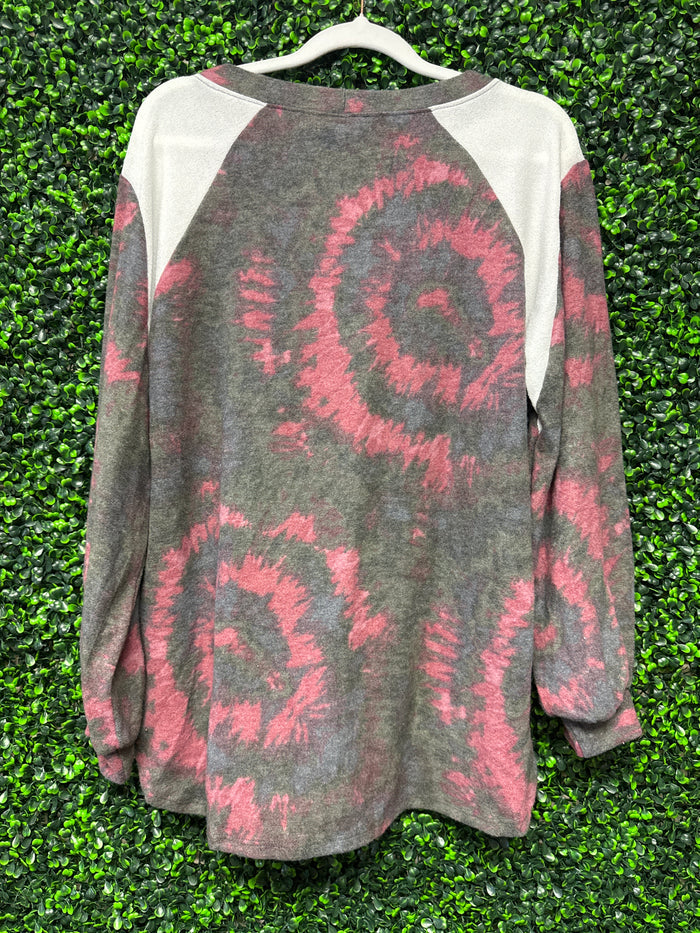 Emerald Tie Dyed Top Final Sale