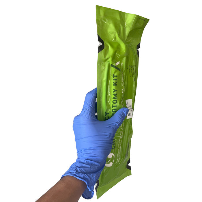Emergency Cricothyrotomy Kit, in hand