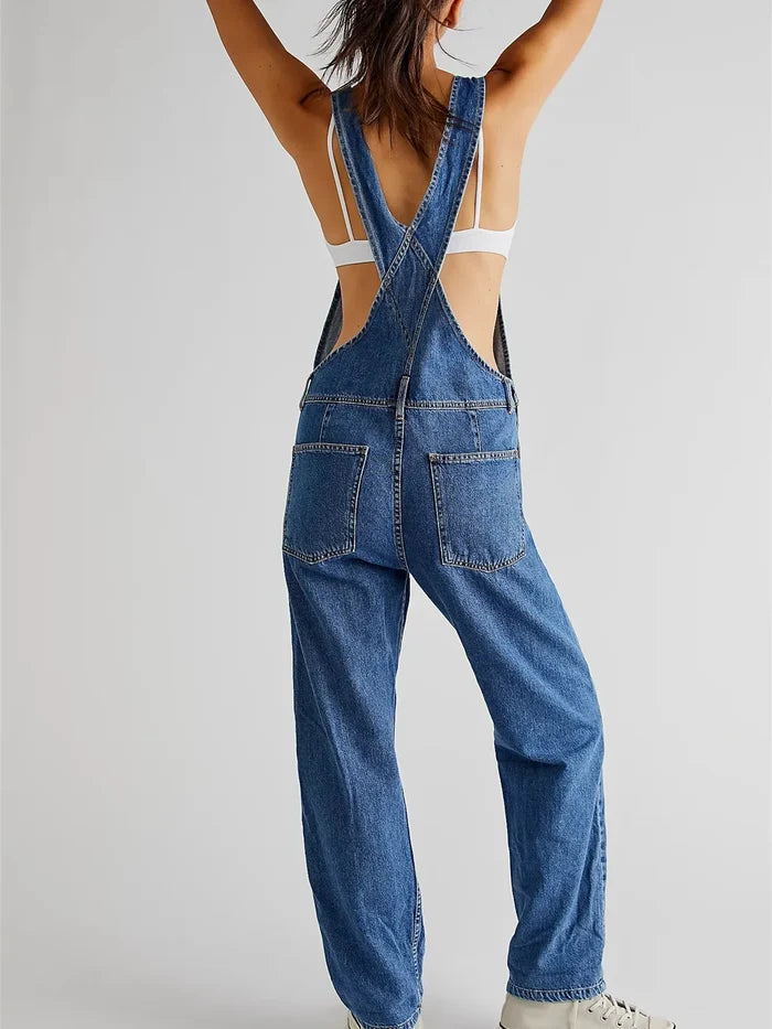 EMMA - Casual denim jumpsuit