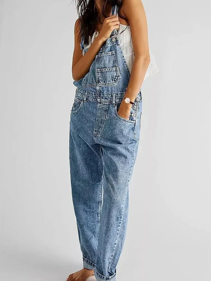 EMMA - Casual denim jumpsuit
