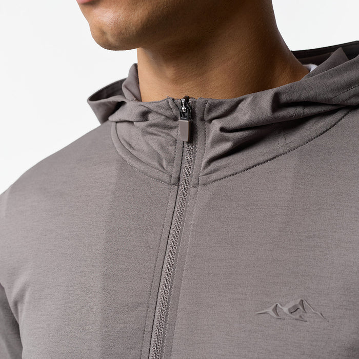 Endurance FZ Hoodie | Washed Brown