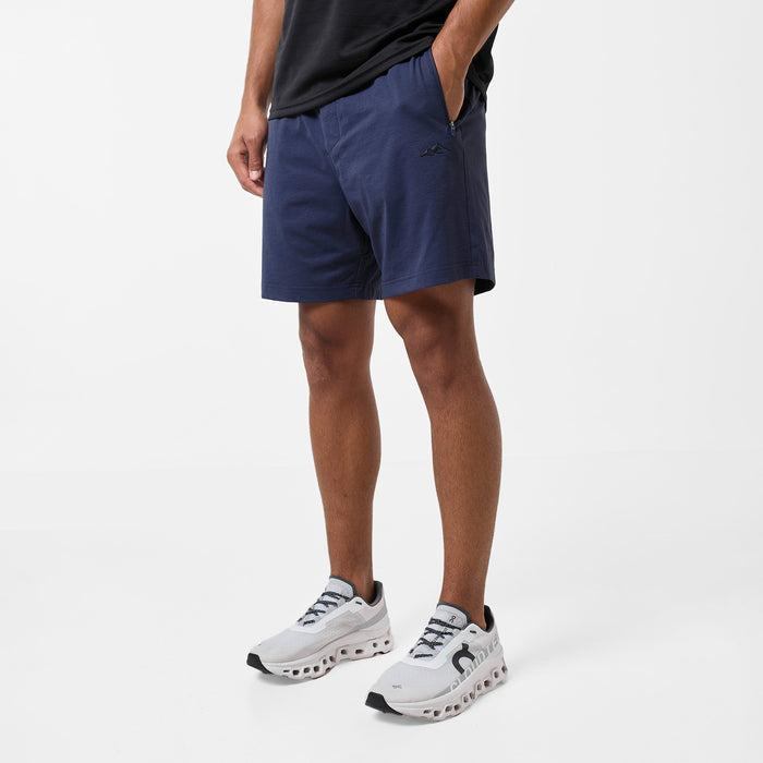 Men's  Navy Endurance Short  Closure London  Front View