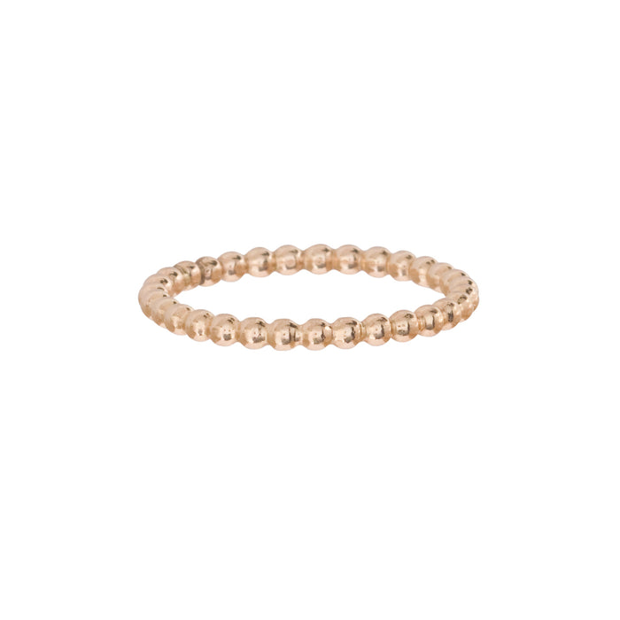 eNewton 2mm Gold Bead Ring Rings in 6 at Wrapsody