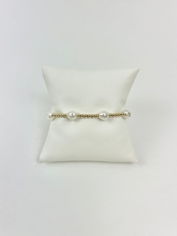 Enewton Admire 3mm Bracelet - Multiple Colors Bracelets in Pearl at Wrapsody