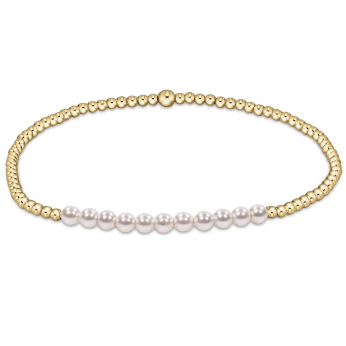 Enewton Bliss 2mm Bracelet - Multiple Colors Bracelets in Pearl at Wrapsody
