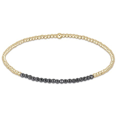 Enewton Bliss 2mm Bracelet - Multiple Colors Bracelets in Faceted Hematite at Wrapsody