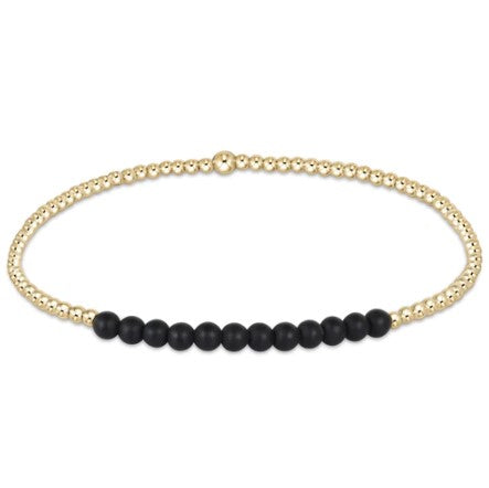 Enewton Bliss 2mm Bracelet - Multiple Colors Bracelets in Matte Onyx at Wrapsody