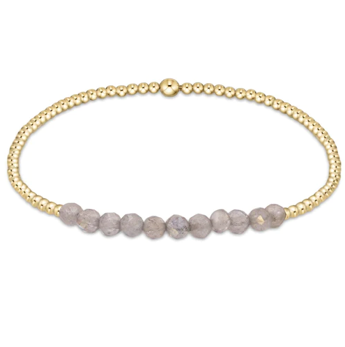 Enewton Bliss 2mm Bracelet - Multiple Colors Bracelets in Labradorite at Wrapsody
