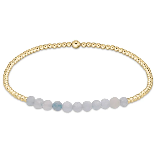 Enewton Bliss 2mm Bracelet - Multiple Colors Bracelets in Aquamarine at Wrapsody
