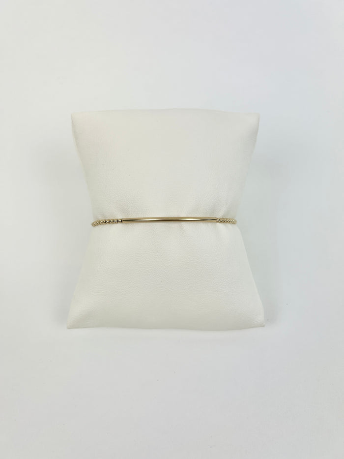 Enewton Bliss Bar Classic Gold Bracelet 2mm Bracelets in  at Wrapsody