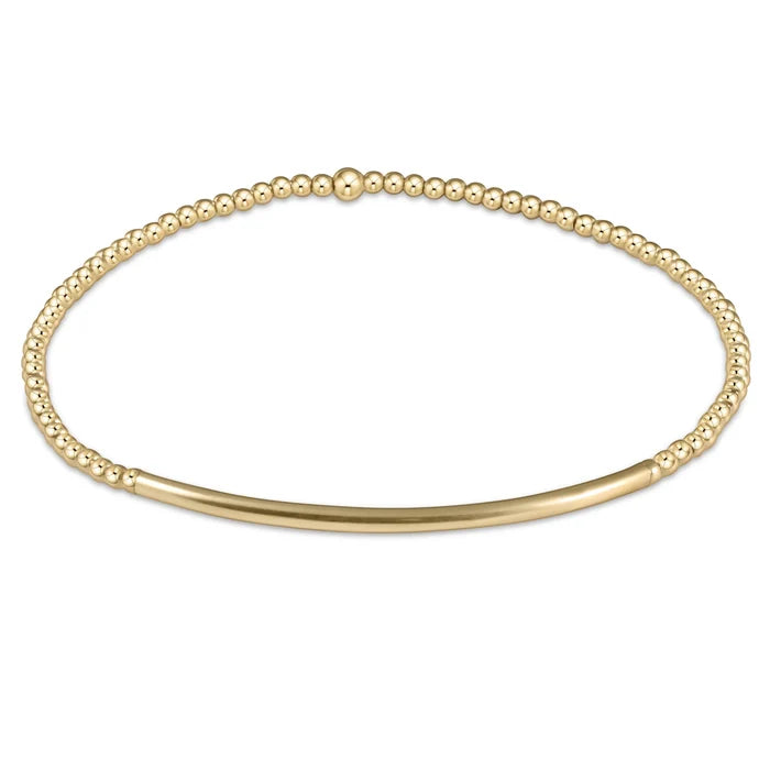 Enewton Bliss Bar Classic Gold Bracelet 2mm Bracelets in  at Wrapsody