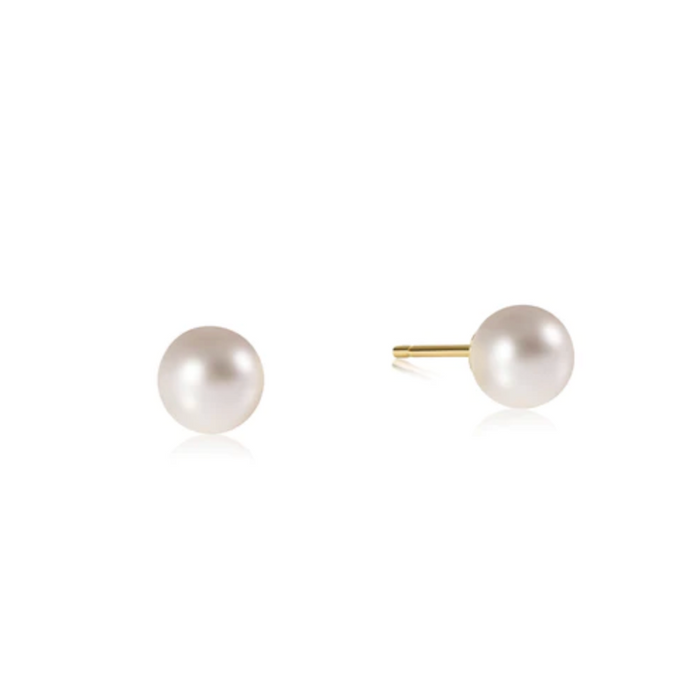 Enewton Classic 6mm Pearl Stud Earrings in Default Title at Wrapsody