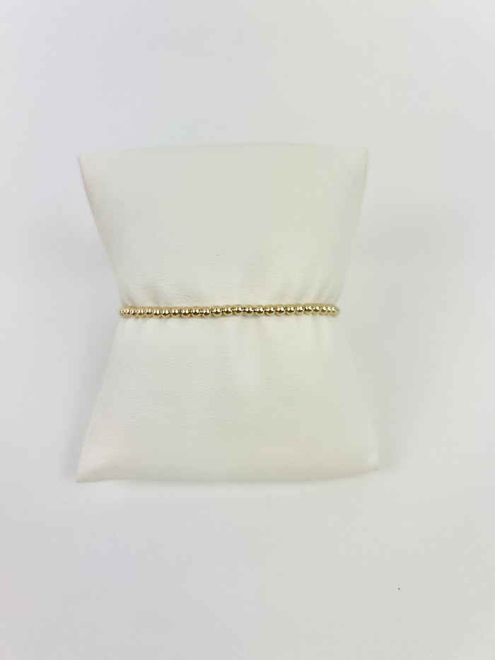 Enewton Classic Gold 3mm Bead Bracelet Bracelets in  at Wrapsody