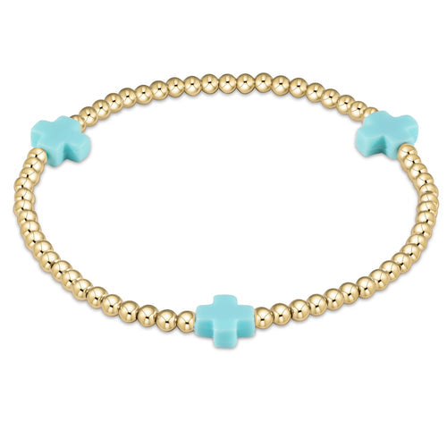 Enewton Signature Cross Bracelet 3mm - Multiple Colors Bracelets in  at Wrapsody