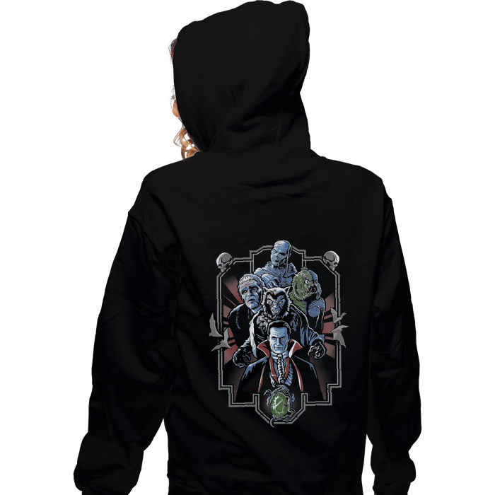 Zippered Hoodies, Unisex / Small / Black