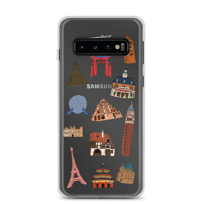Epcot World Showcase Hello World Samsung Case