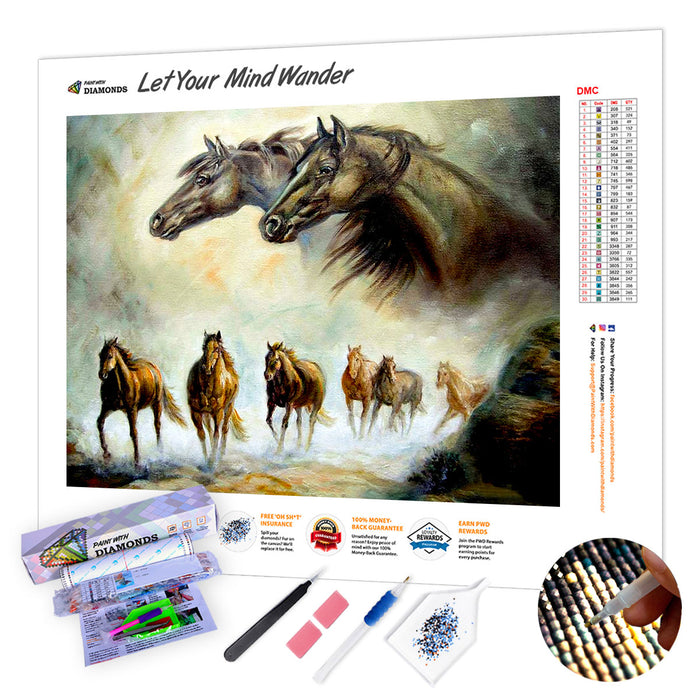 Equestrian Horse Painting