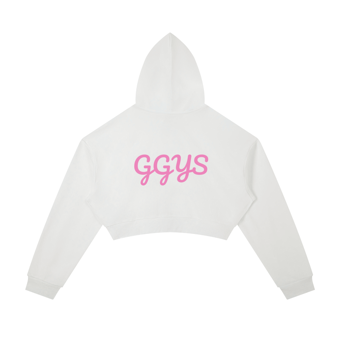 Essential Cropped Zip-Up Hoodie