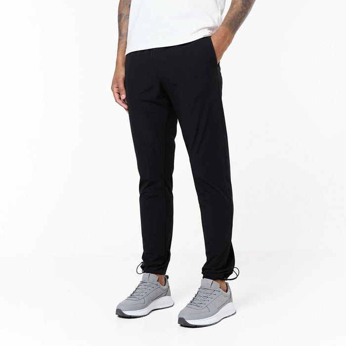 Essential Open Hem Tech Pant | Black