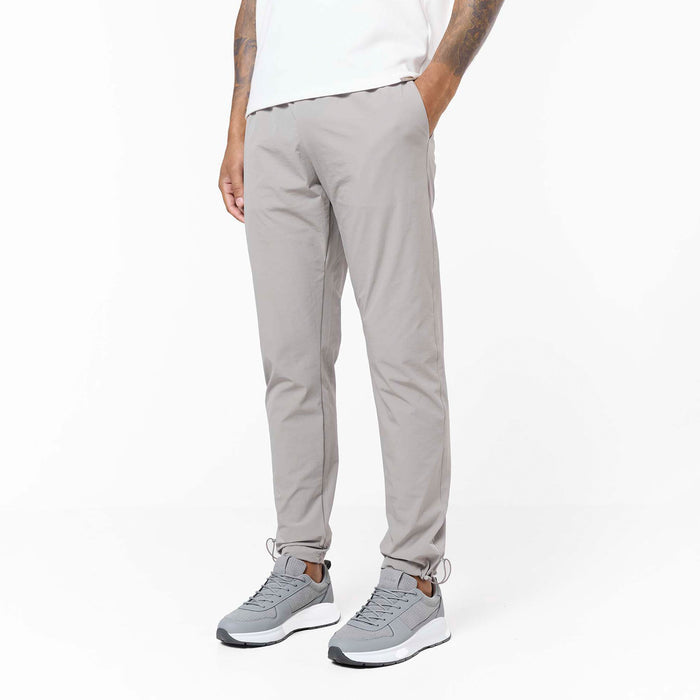 Essential Open Hem Tech Pant | Stone