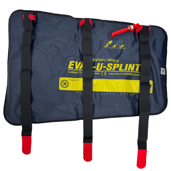 EVAC-U-SPLINT® Extremity Splint, showing straps
