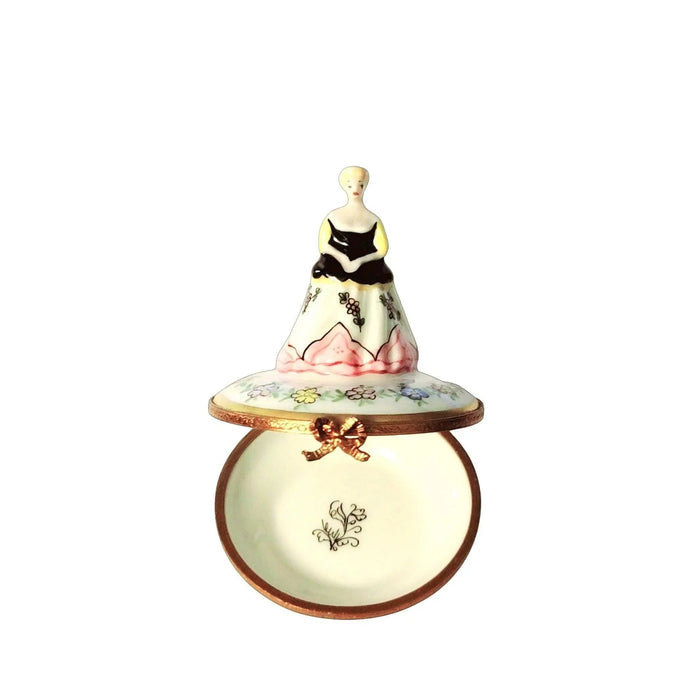 Victorian Elegance Limoges Box Porcelain Limoges woman mother france paris French Trinket Box