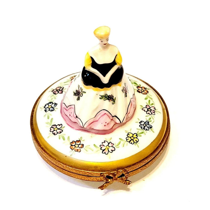 Victorian Elegance Limoges Box Porcelain Limoges woman mother france paris French Trinket Box