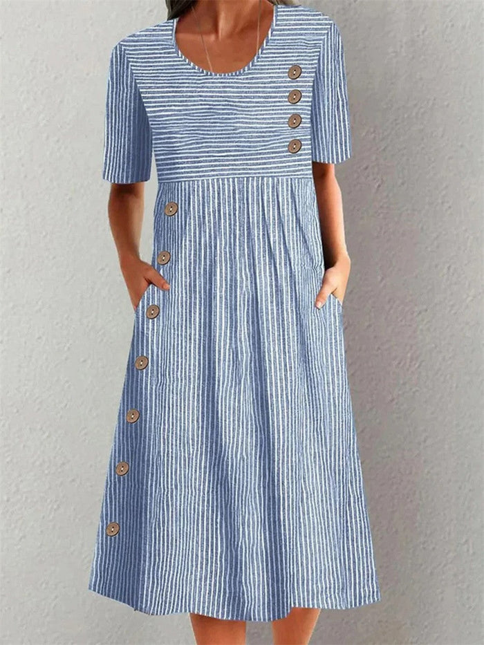 Fabienne - Striped Summer Dress