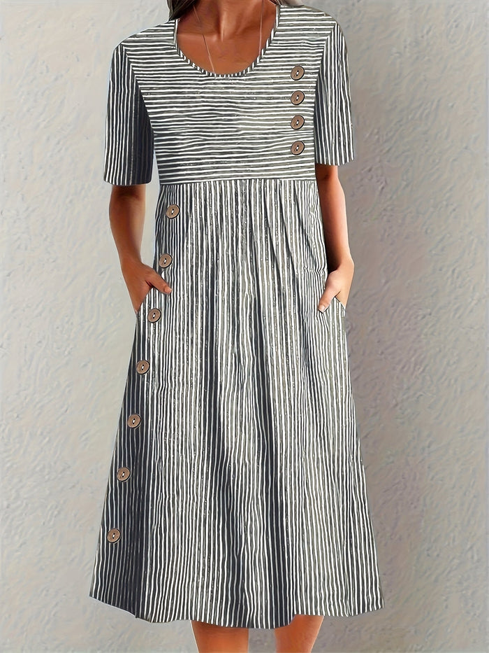Fabienne - Striped Summer Dress
