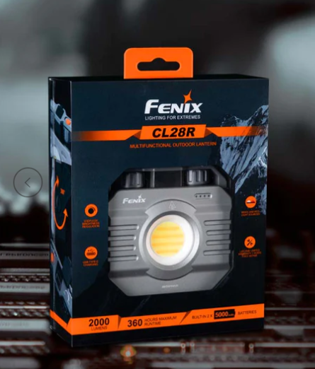 Fenix CL28R Rechargeable Lantern in packaging
