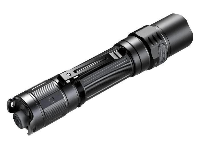 Fenix PD35R Rechargeable Tactical Flashlight, Angled view