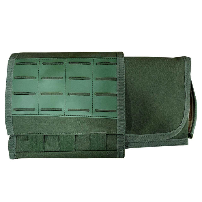 Green FLAT IFAK Pouch, Front and back
