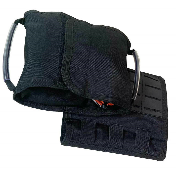 Rescue Essentials FLAT IFAK, kit packed in pouch showing the sleeve and pouch separated