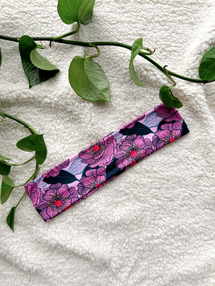 Flatband - Magenta Floral
