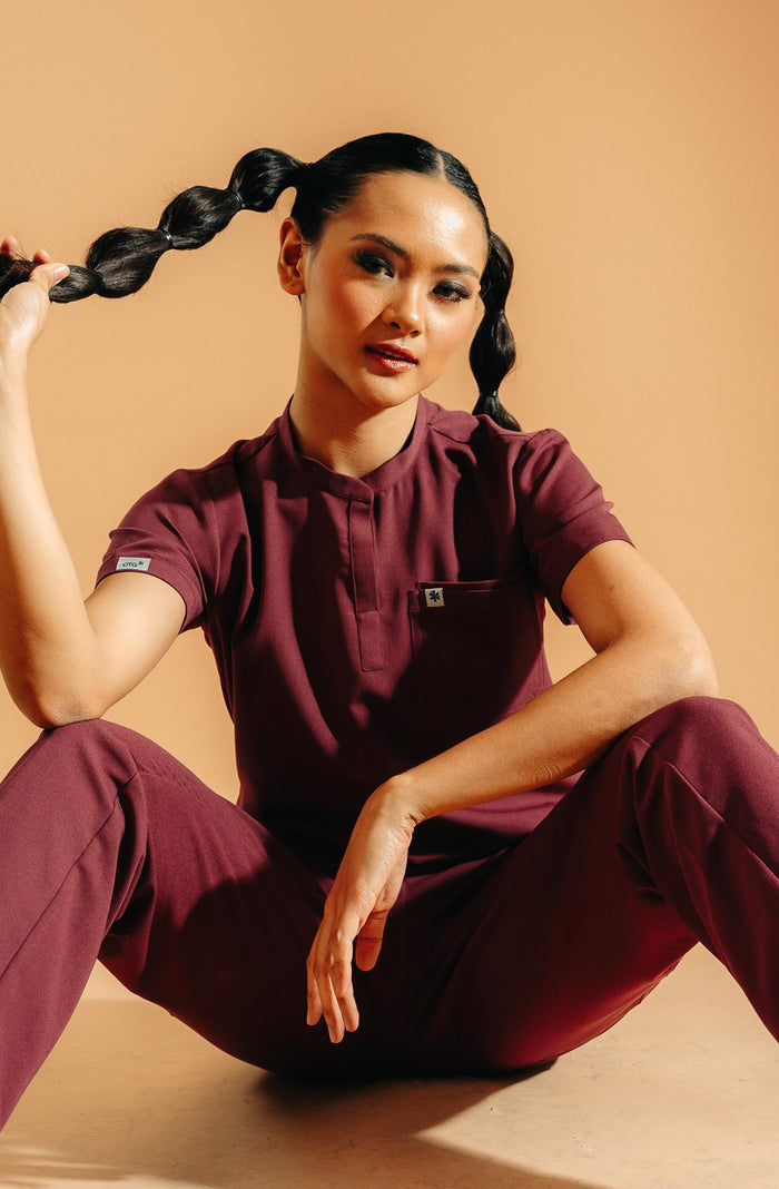 Flexitone® Custom Fit Mandarin Women Scrub Top
