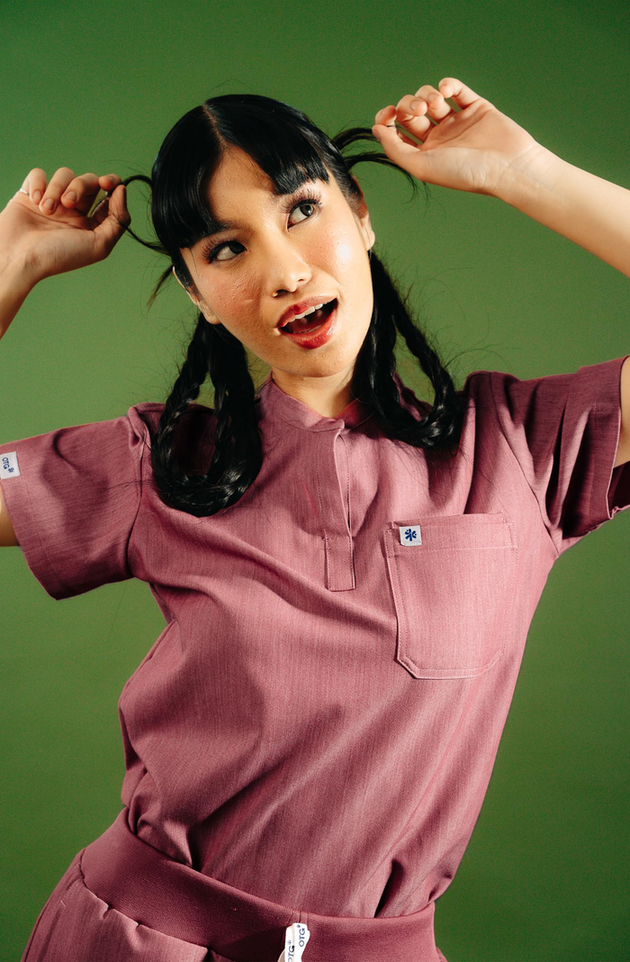 Flexitone® Pro Custom Fit Mandarin Women Scrub Top