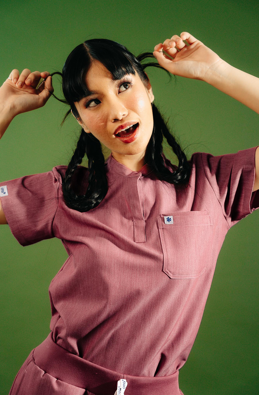 Flexitone® Pro Custom Fit Mandarin Women Scrub Top