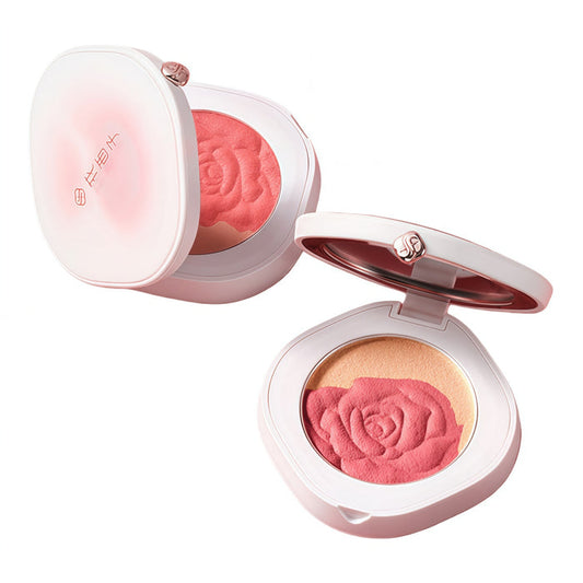Florasis Flower Essence Moist 2-color Makeup Blusher T5488