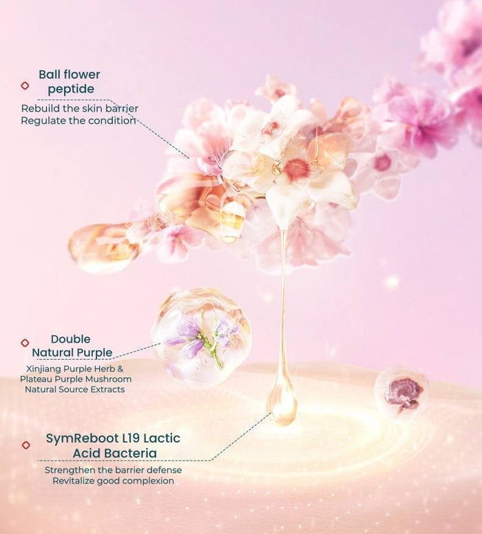 Florasis Radiant Complexion Peach Blossom & Silk Honey Pressed Powder T5484