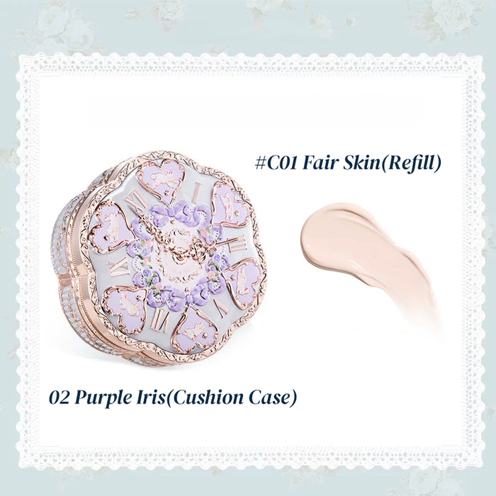#C01 Fair Skin(Refill) + 02 Purple Iris(Cushion Case)