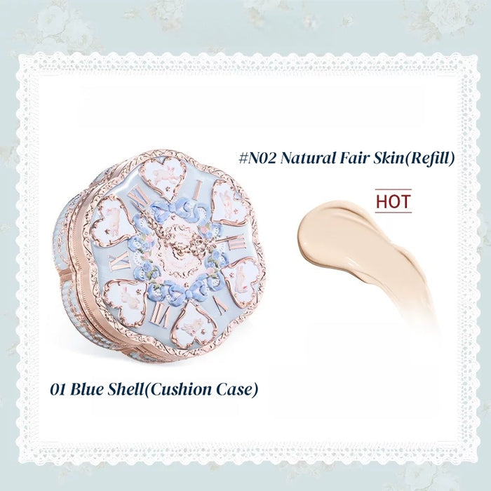 #N02 Natural Fair Skin(Refill) + 01 Blue Shell(Cushion Case)