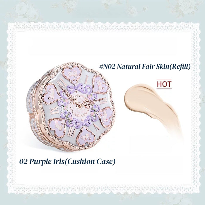 #N02 Natural Fair Skin(Refill) + 02 Purple Iris(Cushion Case)