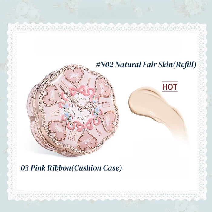 #N02 Natural Fair Skin(Refill) + 03 Pink Ribbon(Cushion Case)