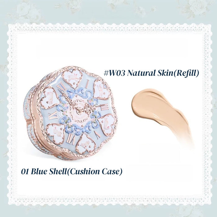 #W03 Natural Skin(Refill) + 01 Blue Shell(Cushion Case)