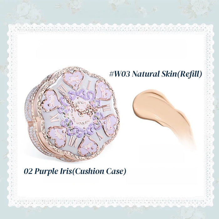 #W03 Natural Skin(Refill) + 02 Purple Iris(Cushion Case)
