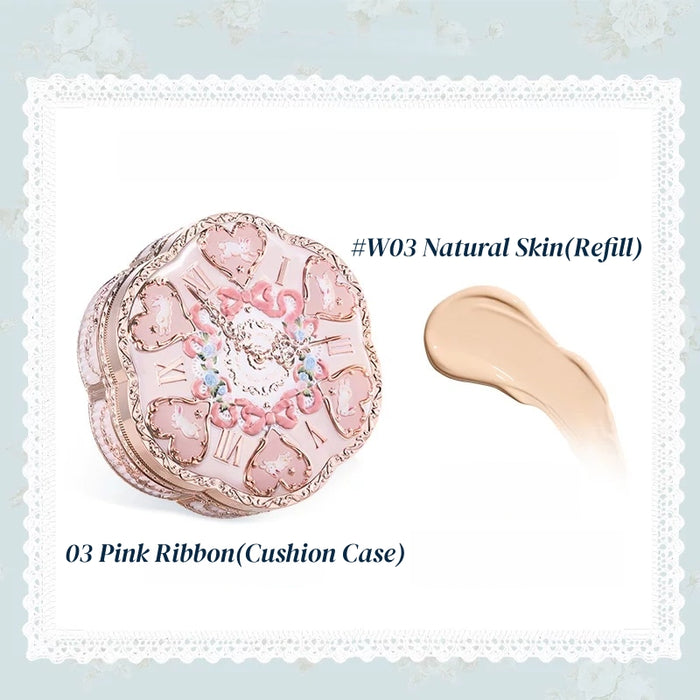 #W03 Natural Skin(Refill) + 03 Pink Ribbon(Cushion Case)