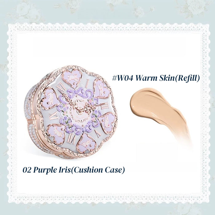 #W04 Warm Skin(Refill) + 02 Purple Iris(Cushion Case)