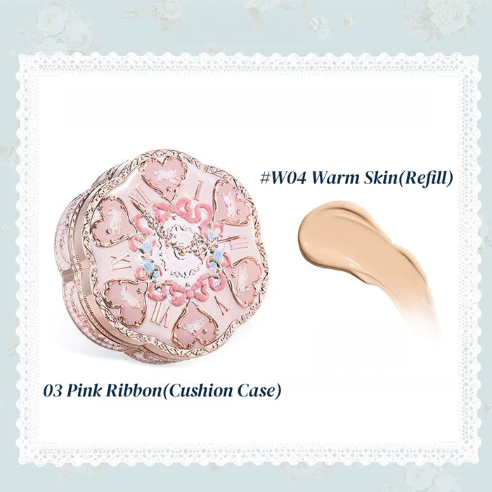 #W04 Warm Skin(Refill) + 03 Pink Ribbon(Cushion Case)