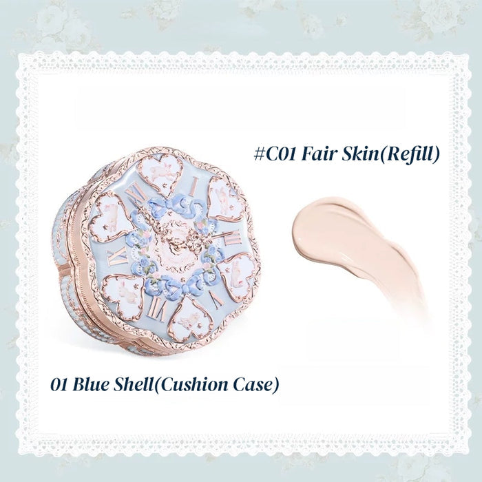 #C01 Fair Skin(Refill) + 01 Blue Shell(Cushion Case)